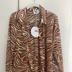 Princess Polly - Button Down Zebra